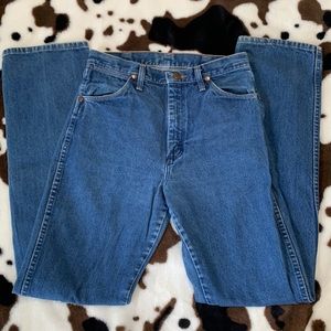 Vintage Wrangler High Rise Jeans 13MWZG Size 9 x 34